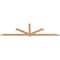 Ekena Millwork Kennewick Timber Gable Bracket, Western Red Cedar, 108"W x 31 1/2"H x 1 1/2"D x 3 1/2"F, 7/12 Pitch GBW108X31X0204KEN00SWR - alternate 2